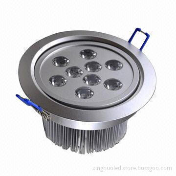Round LED Ceiling Light with Highlight Transmittance Toughened Glass as Cover Material